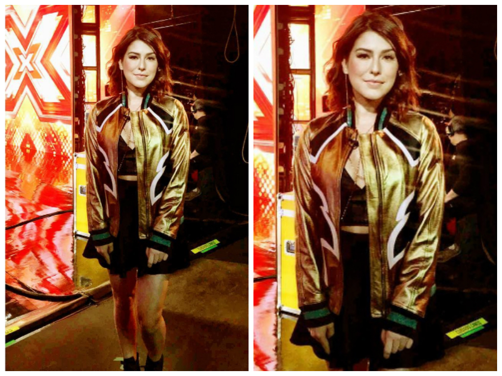 Fernanda paes leme - jaqueta bomber - dourado