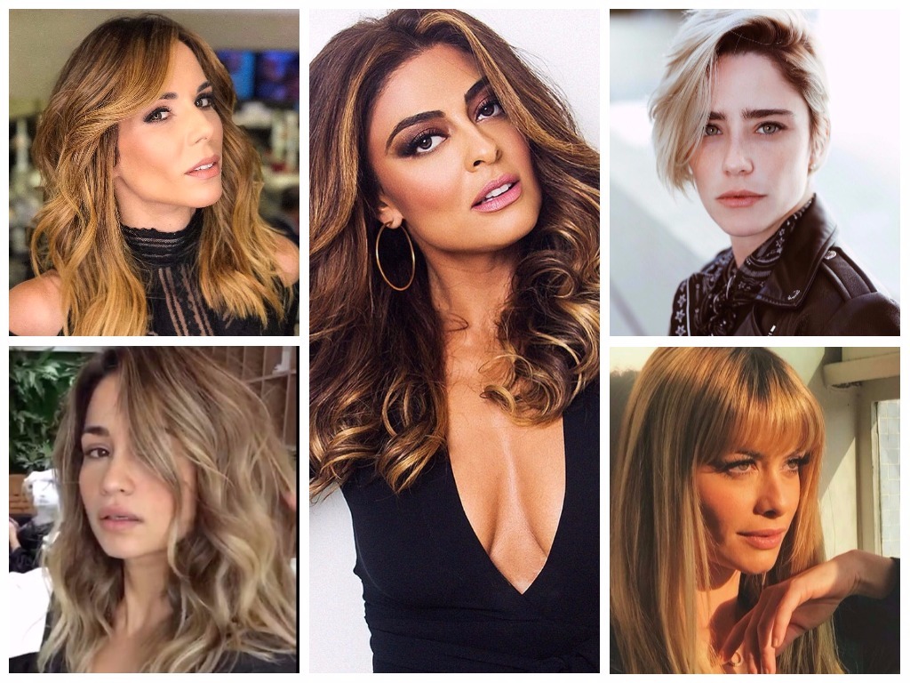 Mudanças de visual das famosas (Fotos: Instagram/Reprodução)