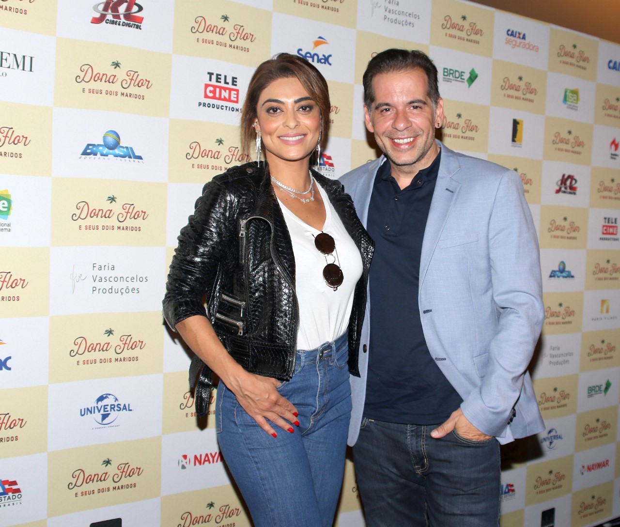 Juliana Paes e Leandro Hassum (Fotos: Thiago Duran/AgNews)