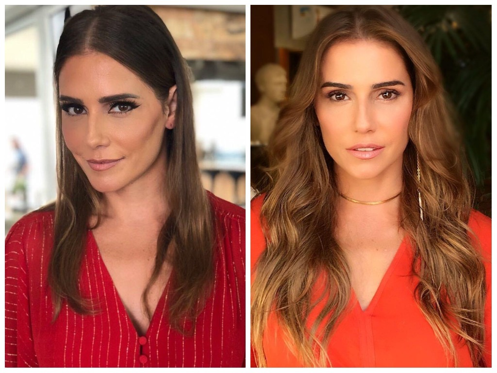 Antes e depois da Deborah Secco (Fotos: @dedesecco/Instagram/Reprodução)