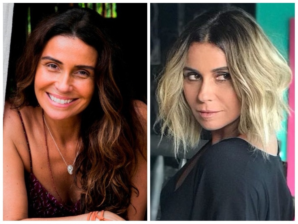 Antes e depois da Giovanna Antonelli (Fotos: João Miguel Júnior/TV Globo/Divulgação - @eufernandotorquatto/Instagram/Reprodução)