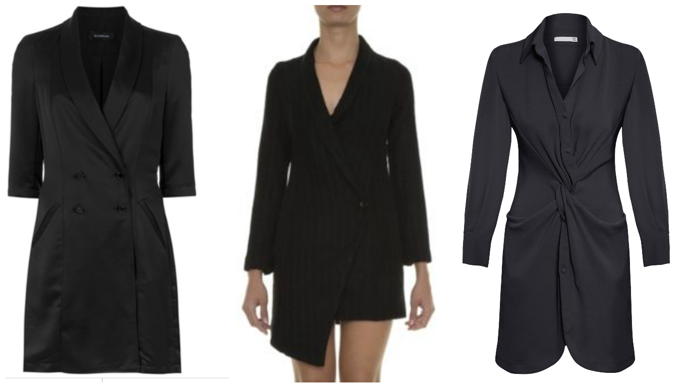 Da direita para a esquerda: vestidos Olympiah, na Farfetech, R$ 320; Kika Simonsen, na Dafiti, R$ 459,89; e 2Essencial, na Shop2gether, R$ 454,90.
