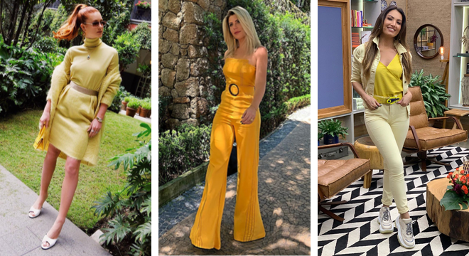 Famosas vestem amarelo (Fotos: Instagram/Reprodução)