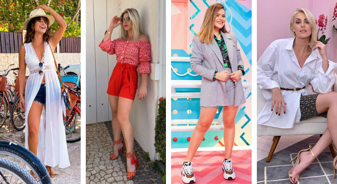 Shorts e bermudas das famosas (Fotos: Instagram/Reprodução)