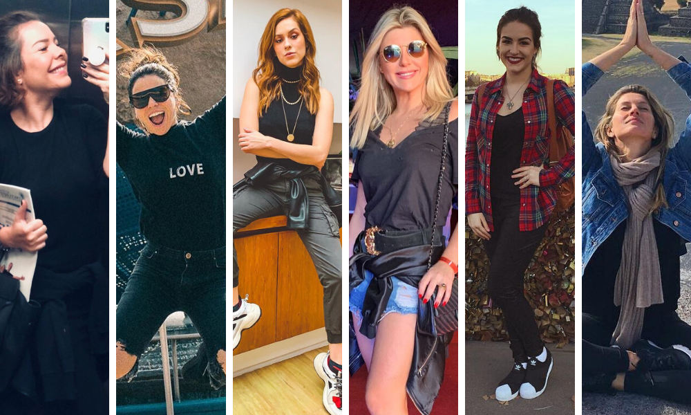 Looks das famosas com blusa preta (Fotos: Instagram/Reprodução)