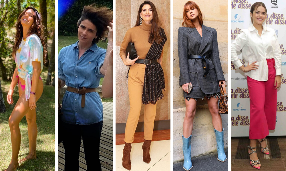 Truques fashion das famosas (Fotos: Instagram/Reprodução)