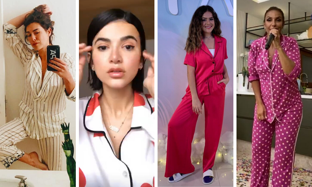 Pijamas das famosas (fotos: Instagram/Reprodução)