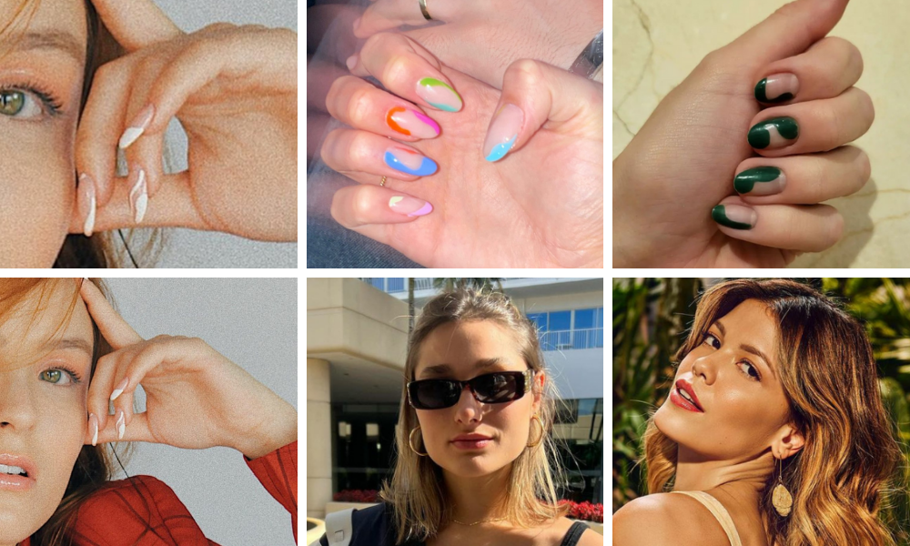Nail art das famosas (Fotos: @larissamanoela/@Sashameneghel/@vitorisstrada/Instagram/Rerodução)