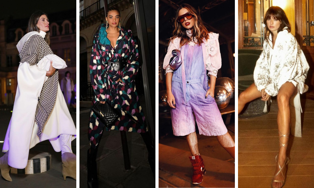 Famosas na Semana de Moda de Paris (Fotos: Instagram/Reprodução)