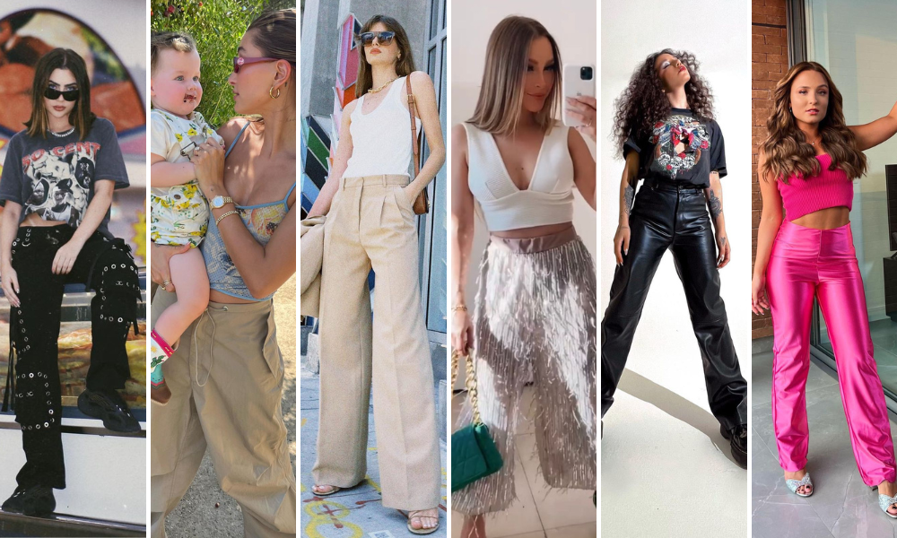 A escolha de calças das famosas (Foto: Instagram/Reprodução)