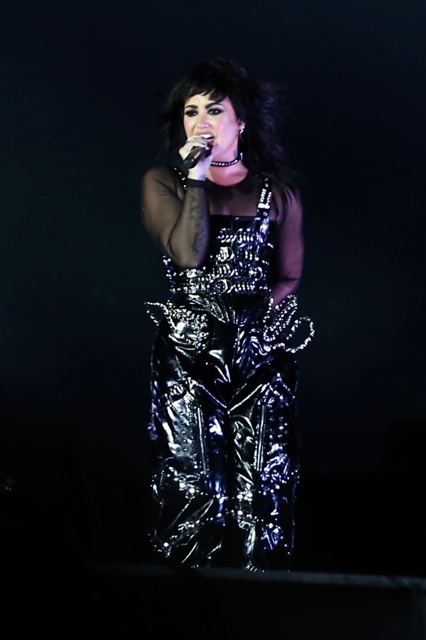 Demi Lovato no Rock in Rio (Foto: Brazil News)