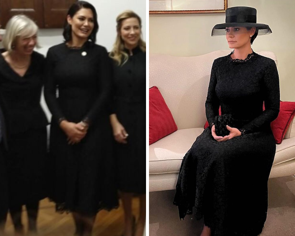 Michelle Bolsonaro em 2019 e nesta segunda (Fotos: Reprodução/Instagram)