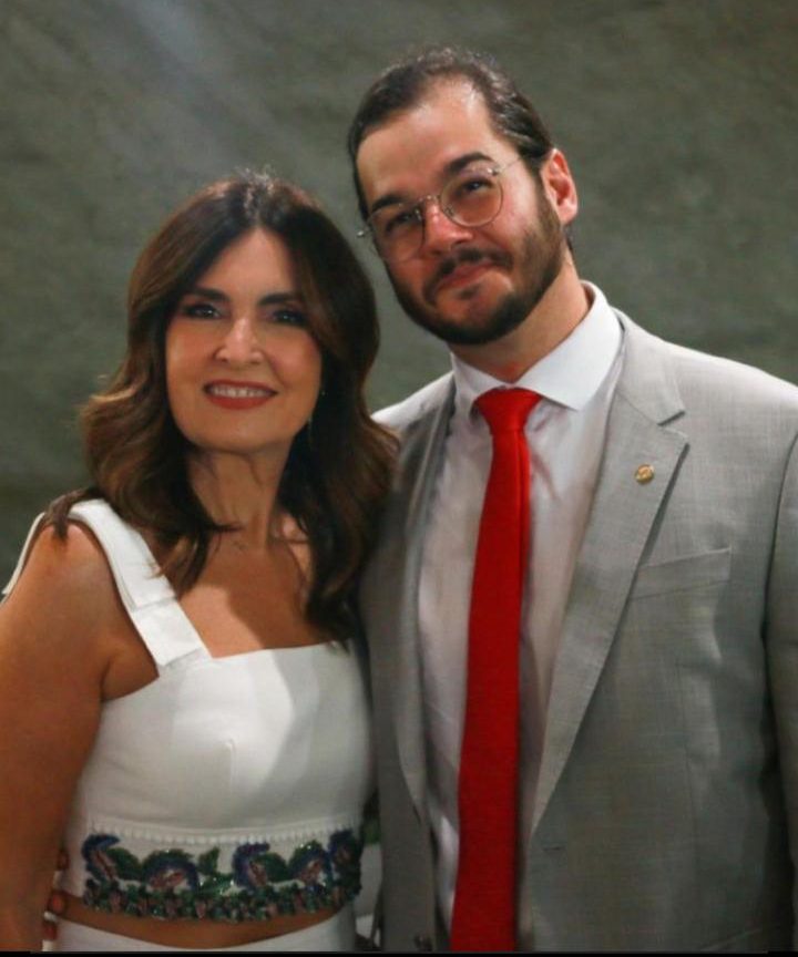 Fátima Bernardes e Túlio Gadelha (Foto: Reprodução/Instagram) 
