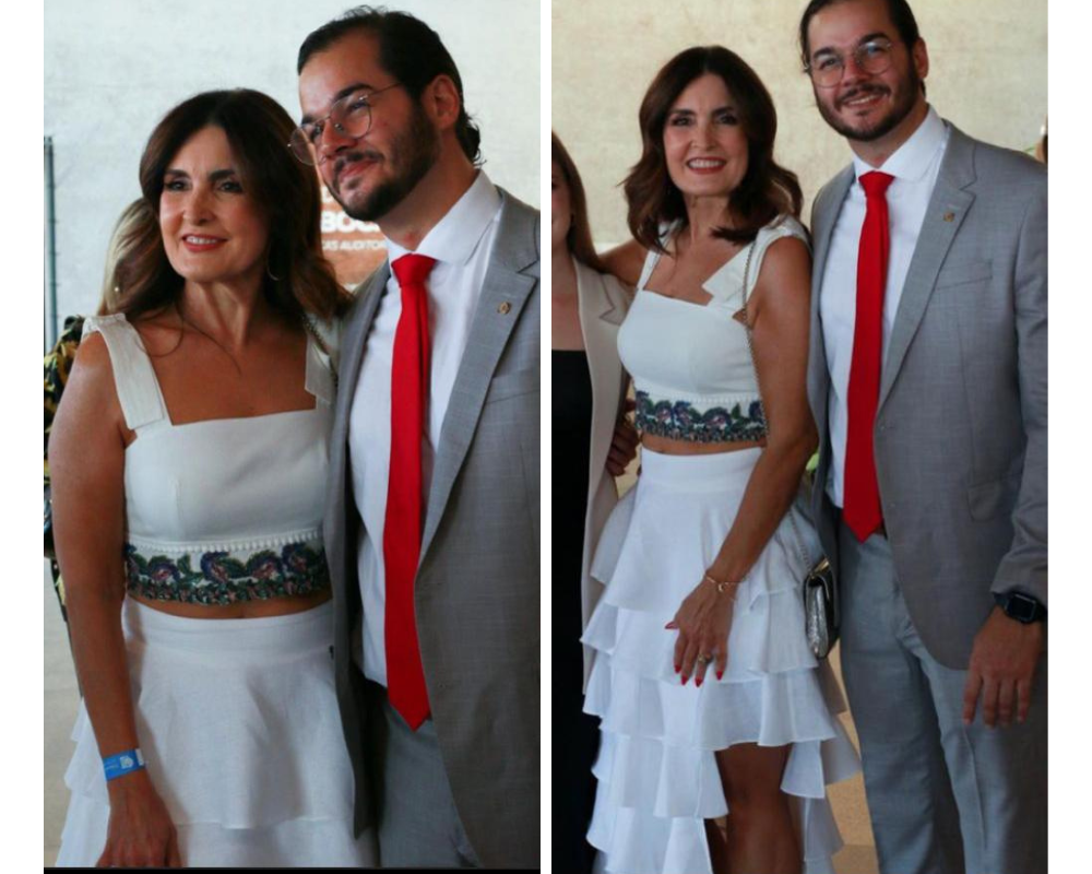 Fátima Bernardes e Túlio Gadelha (Foto: Reprodução/Instagram) 