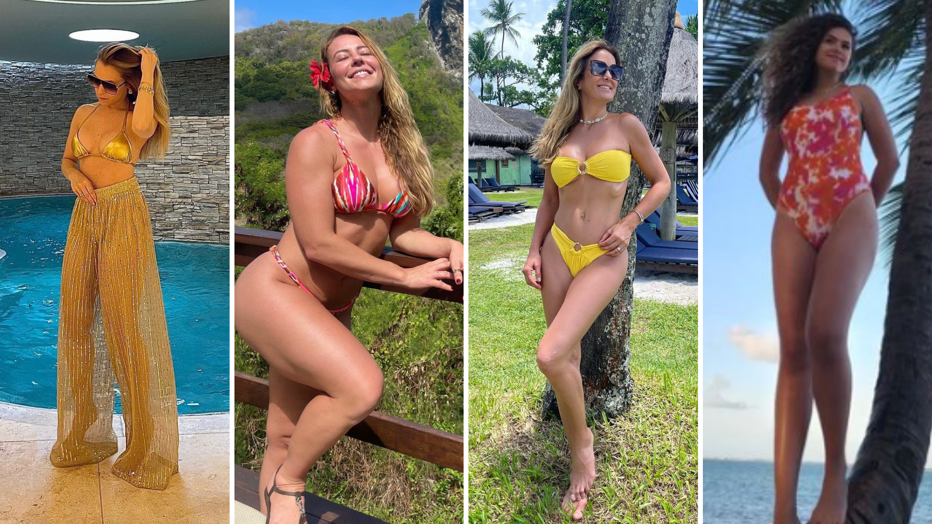 Carla Diaz, Paolla Oliveira, Ticiane Pinheiro e Maisa (Foto: Instagram/Reprodução)