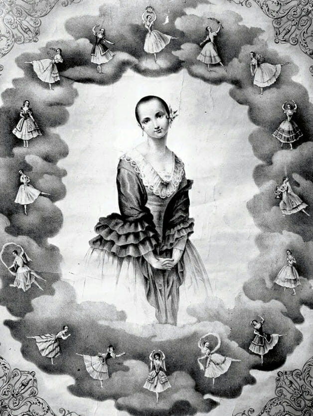 Franca Anna Maria Mattea Baderna, conhecida como Marietta Baderna (Foto: Reprodução)