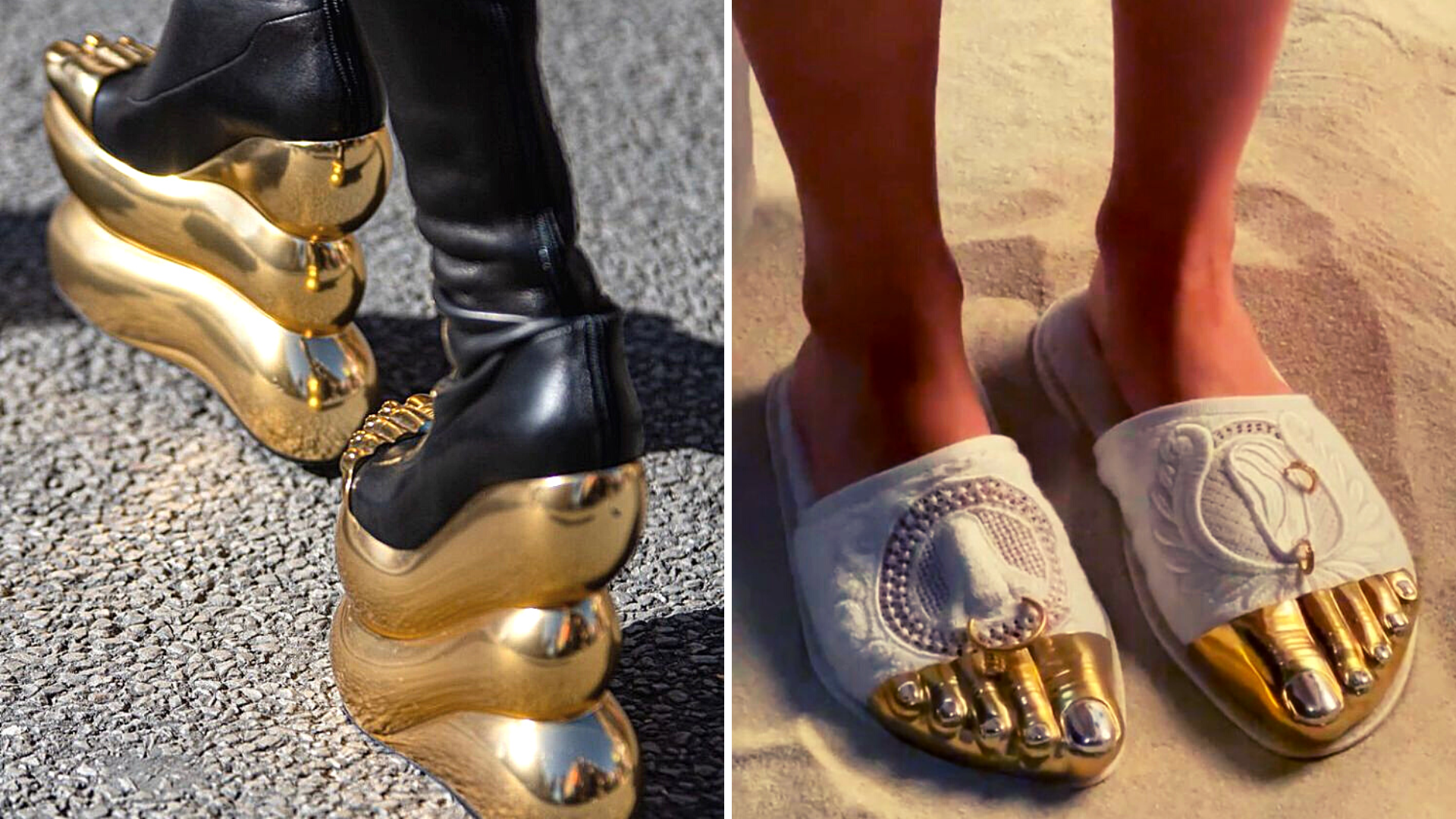Sapatos da Schiaparelli (Foto: Reprodução/Instagram)