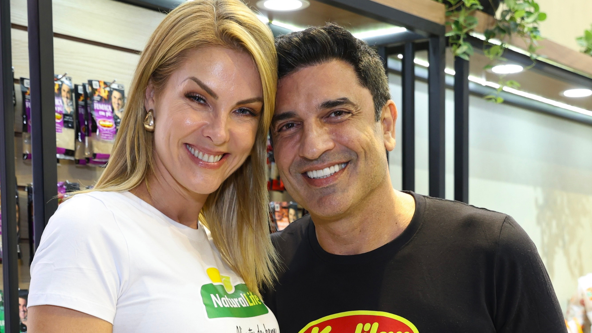 Ana Hickmann e Edu Guedes (Foto: Brazil News)