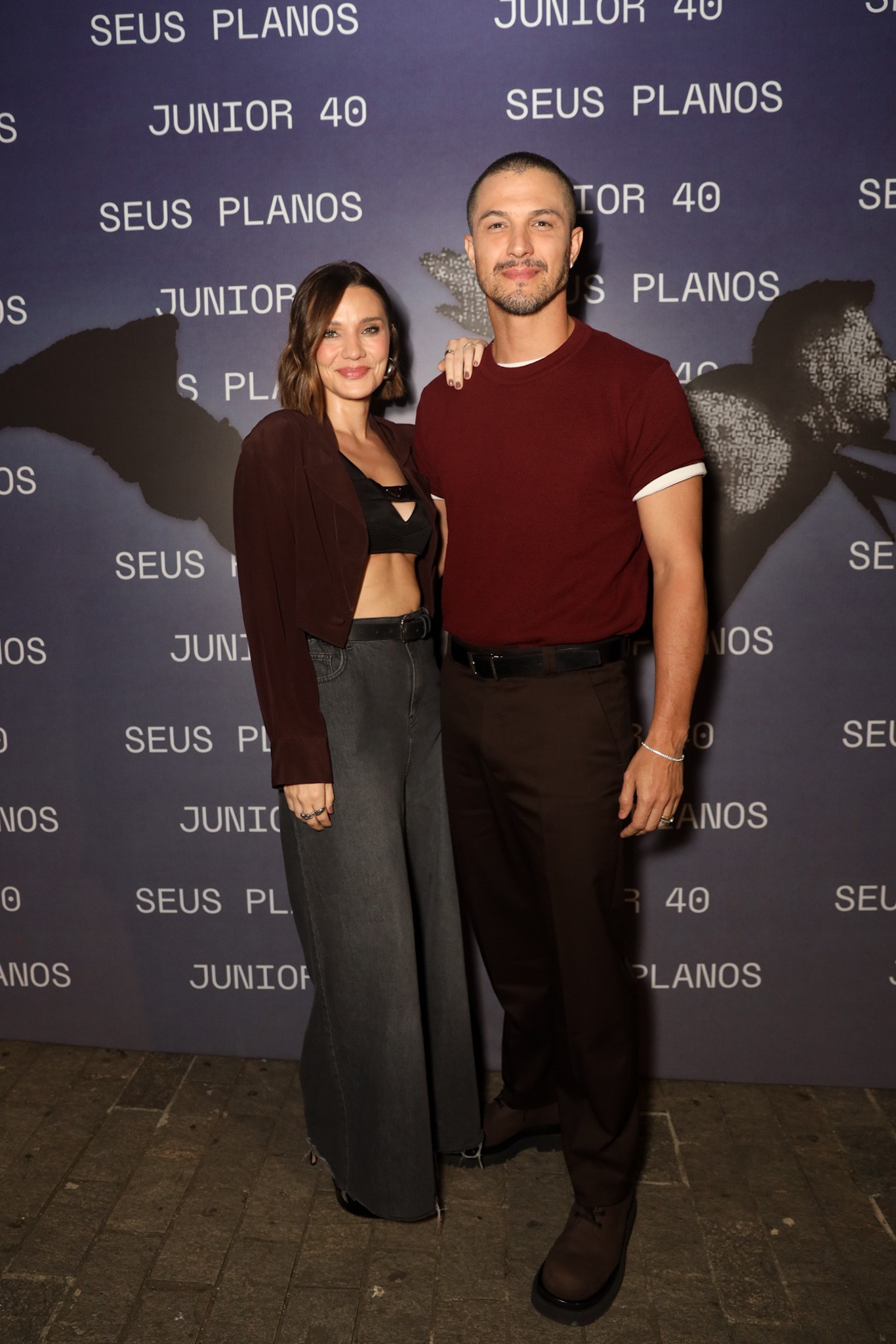 Rômulo Estrela e esposa (Foto: Lucas Ramos/Agência Brazil News)
